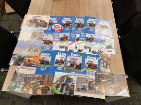 Large qty tractor brochures, price lists etc to inc' Renault and Zetor (26)