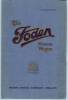 Foden Steam Wagon catalogue No. 29