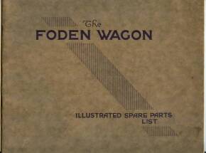 Foden Wagon illustrated spare parts list