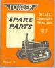 Fowler VF crawler spare parts list