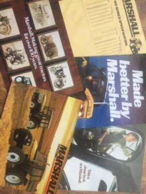 Marshall tractor brochures