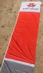 12x4ft Massey Ferguson tractor flag - white, red and grey