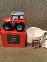 Border Fine Arts Massey Ferguson Egg Cup, Hudson and Middletonbine China Mug 'Big boys toys'