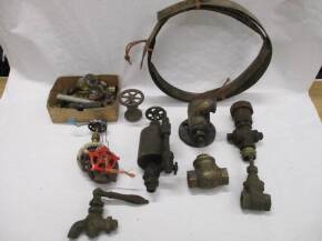 Qty Steam engine fittings, various