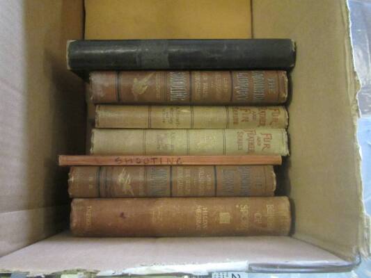 Echoes of Sport by Hilda Murray of Elibank 1910 t/w 6 other period volumes on shooting