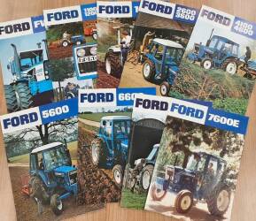 Ford, qty tractor brochures and sales leaflets (9) 1976-1980