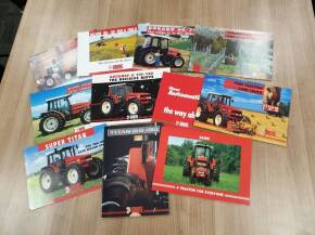 Same, qty tractor sales brochures (11)