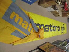 Matbro dealers flag t/w vinyl forecourt banner