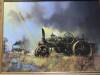Ploughing Engines a glazed and framed print by Barrie A.F. Clark