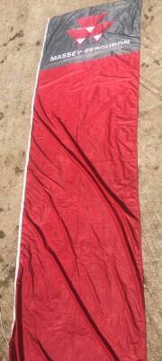 12x4ft Massey Ferguson tractor flag - deep red