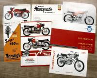 Italian motorcycle brochures 1950s-70s: Guzzi, Mondial, Parilla etc (7)