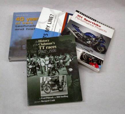 History of the Clubmans TT Races 1947-56 (signed by authors) t/w 3 other titles