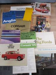 Ford car brochures, good qty various models, 1960s/70s