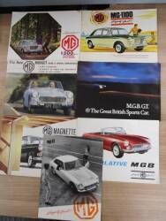 MG car brochures 1960s/70s, (7)
