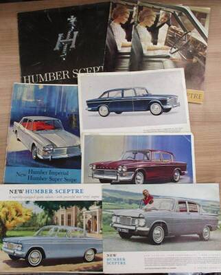 Humber car brochures and flyers (8)