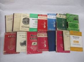 Pitman's Motorcyclist's Library and related volumes, Villiers, Matchless, New Imperial etc etc (16)