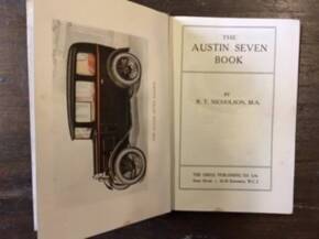 Early 1930s Austin Seven volume t/w Morris Series 3, 1/4t van manual repairs maintenance (3) first edition and Ford Consul Classic, Consul and Cortina Owners Handbooks (3)