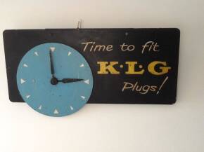 Time to fit KLF Plugs! A dealers wall clock