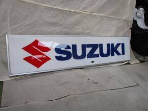 Suzuki ex dealers showroom large illuminating sign 114x25ins