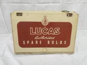 Lucas Authorised Spare Bulbs, a counter top display cabinet