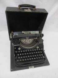 Mercedes Superba, a cased typewriter c1950s