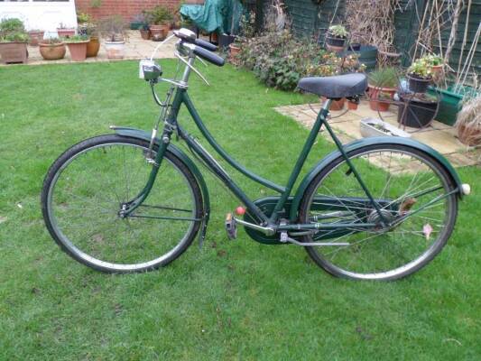 1955 ladies Raleigh bicycle