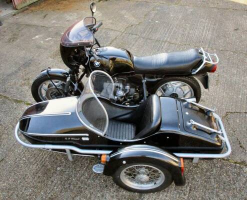 1985 798c BMW R80 Watsonian combination MOTORCYCLE Reg. No. B377 YUV Frame No. 6441912 Engine No. 6441912 In the current ownership since 2011 and used for UK touring and East Anglian shows and rallies, the vendor reports that the outfit has been 100% reli