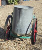 Antique Victorian garden water barrow