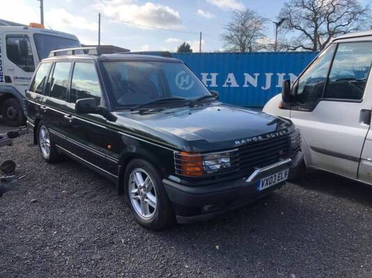 2003 Range Rover HSE Auto Reg. No. VX03 ELV Chassis No. SALLPAMJ32A465129 Finished in green the V8 Range Rover is stated by the vendor to have featured on TVs 5th Gear programme and is thought to be an ex Balmoral Estate vehicle. Offered for sale with a f