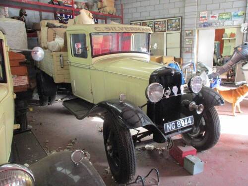 1935 Fordson BB 2 ton tipper Reg. No. NG 8944 Chassis No. BB5319769 An older restoration that is finished in ivory white over black and is liveried for C Silverman over the cab. This Norfolk registered truck still bears a supplier's plate for Southgates L