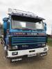 1995 Scania 93M 220 Flatbed Reg. No. N484 BRR Chassis No. 04353816 Fitted with a 4 speed splitter box, the cab on this flatbed has been completely re-trimmed including seats and roof lining. The vendor states that the chassis and body have been rubbed dow