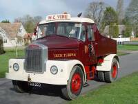 1962 Scammell Highwayman Reg. No. 213 BGO Chassis No. 14429 First registered by Shell as fitted with a petrol tanker the Highwayman went to well known showman family Searles of London directly on its release from Shell and was used on dodgem ride towing d