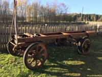 Steam engine living wagon chassis