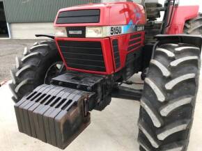 1997 CASE IH 5150 Pro diesel TRACTOR Reg. No. P267 DEP Serial No. JJF1059588 Fitted with air seat, air conditioning, front weights, front mudguards, PUH, 3no. SCVs and original Case floor mats on 460/85R38 rear and 420/85R24 front wheels and tyres. A very