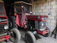 1967 MASSEY FERGUSON 165 4cylinder diesel TRACTOR Reg. No. MYB 809E Serial No. 538436 A two owner machine and showing just 2,294 hours.