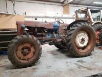 ROADLESS Major 4cylinder diesel TRACTOR Fitted with front wheel weights and presents a good restoration project