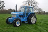 1983 FORD TW-10 4cylinder diesel TRACTOR Reg. No. DEJ 540Y Serial No. 911642 Fitted with a Q cab, ZF front axle, full set of Ford front weights, PAVT rear wheels with wheel weights, rear linkage, PUH and toplink on 18.4R38 rear and 13.6R24 front wheels an