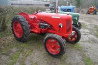 1955 DAVID BROWN 25D 4cylinder diesel TRACTOR Reg. No. FT 9418 Serial No. PD25/17706 Fitted with rear linkage, rear belt pulley and drawbar on 12.4-28 rear and 6.00-19 front wheels and tyres. This tractor has received a recent full restoration, sitting on