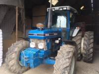 1989 FORD 7810 Force III 6cylinder diesel TRACTOR Serial No. BC39531 Fitted with DualPower, Super Q cab and 2no. double spool valves on 18.4-38 Michelin rear and 14.9-24 front wheels and tyres. Showing 5,200 hours and stated to be in good ex-farm conditio