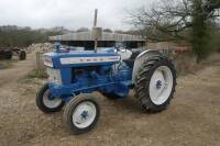 FORD 5000 4cylinder diesel TRACTOR Serial No. B817897 Fitted with Select-O-Speed gearbox, T1 engine block, rear linkage and drawbar on 13.6R38 rear and 6.00-19 front wheels and tyres. A well presented earlier restoration.