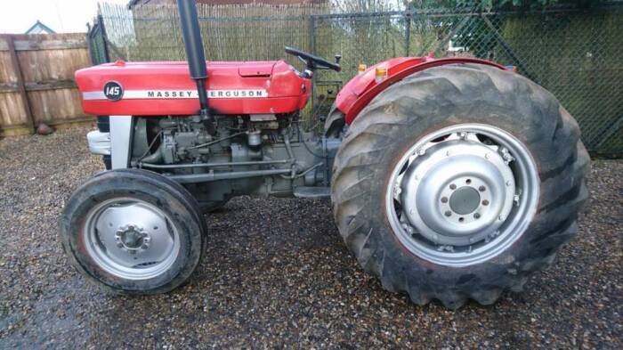 MASSEY FERGUSON 145 3cylinder diesel TRACTOR Serial No. 204596 An ...