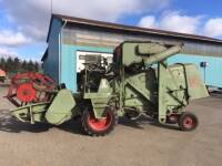 1960s CLAAS Columbus 4cylinder petrol COMBINE HARVESTER Fitted with a boxer VW engine, 6ft cut, reported to be in full working order and ready to go to work or play. Offered with various sieves, extra knife and manual. A recent Danish import.