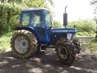 1982 FORD 6610 4cylinder diesel TRACTOR Reg. No. XRY 666Y Serial No. 524549 Fitted with a 4wd front axle, Dual Power, column change, PUH, swinging drawbar and criss-cross block. V5 available.