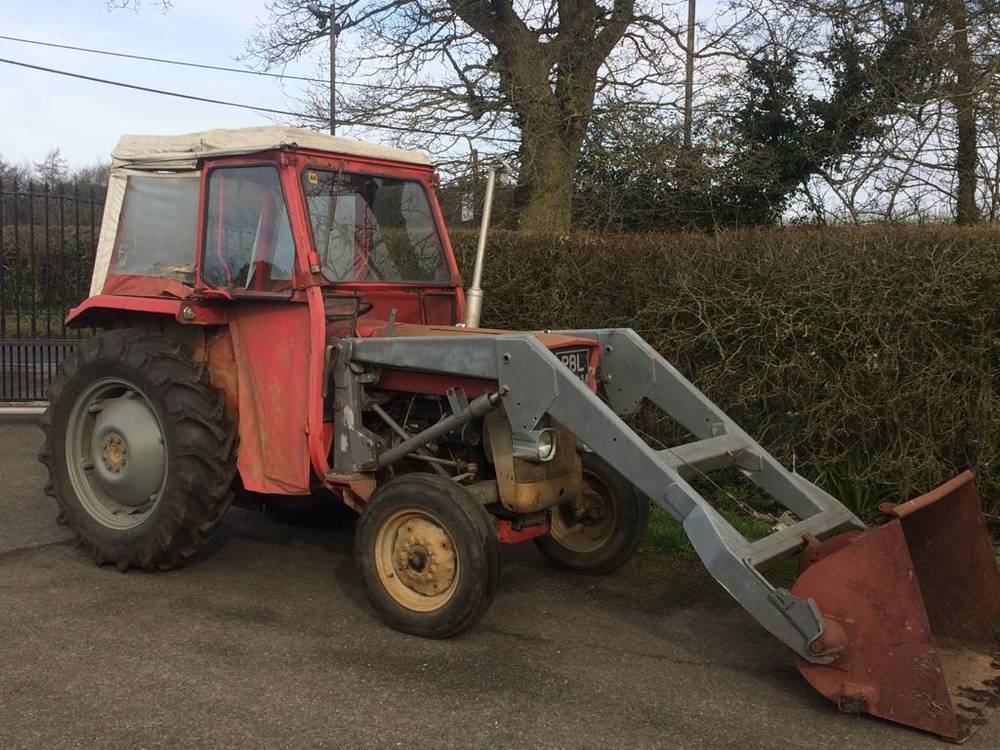 1973 MASSEY FERGUSON 135 3cylinder diesel TRACTOR Reg. No. RBL 668M ...