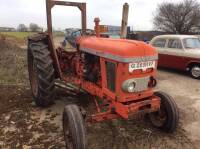 NUFFIELD 4/65 4cylinder diesel TRACTOR Reg. No. Q289 HVF Fitted with a rollbar, rear linkage and drawbar. Has been barn stored for many years. HPI checks show an active registration number but no V5 exists