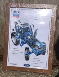 Ford New Holland tractor, TW15, TW25, TW350, poster