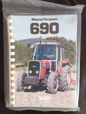 Massey Ferguson 690 tractor operator manual. Still in original packaging. 