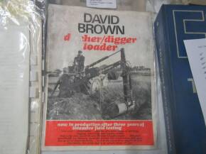 David Brown ditcher/digger/loader leaflet