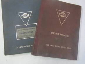 AEC Mandator spare parts catalogue t/w AEC Mercury service manual