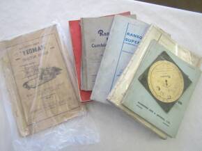 Ransomes combine books Cavalier & 902 t/w Yeoman binder instruction book